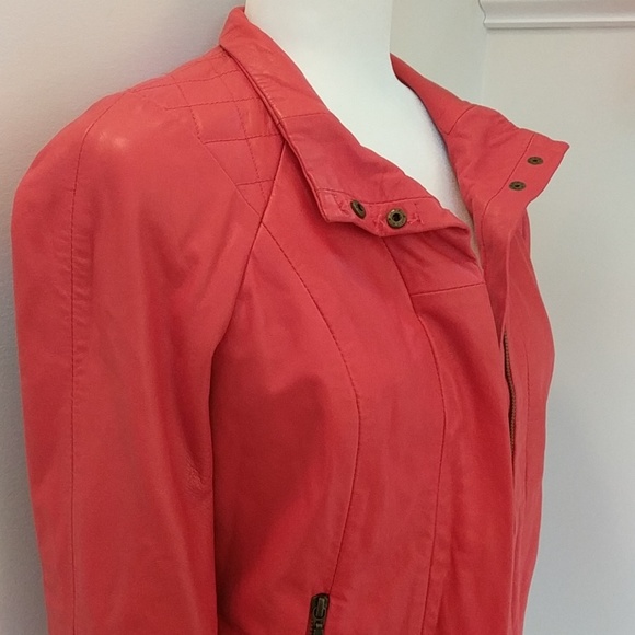DDP French Clothing Company Red Leather Jacket - Picture 2 of 8